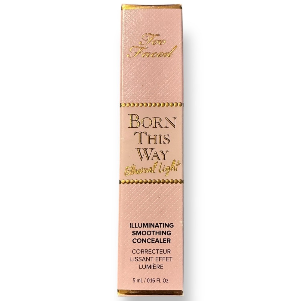 Too Faced Born This Way Ethereal Light Concealer Biscotti Full Size New 0.16oz